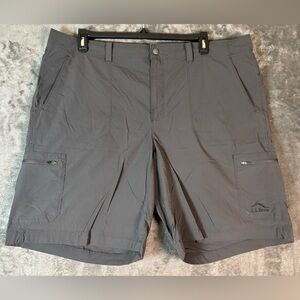 LL Bean Mens Shorts Dark Gray Size 42 Nylon